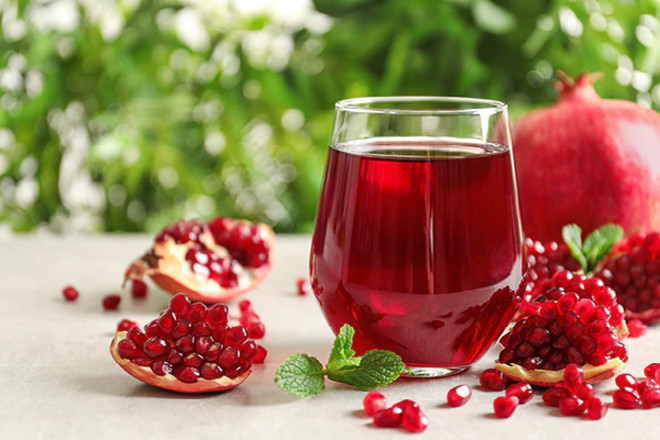 Nước ép lựu chứa nhiều Polyphenol giúp cải thiện huyết áp và lưu thông máu
