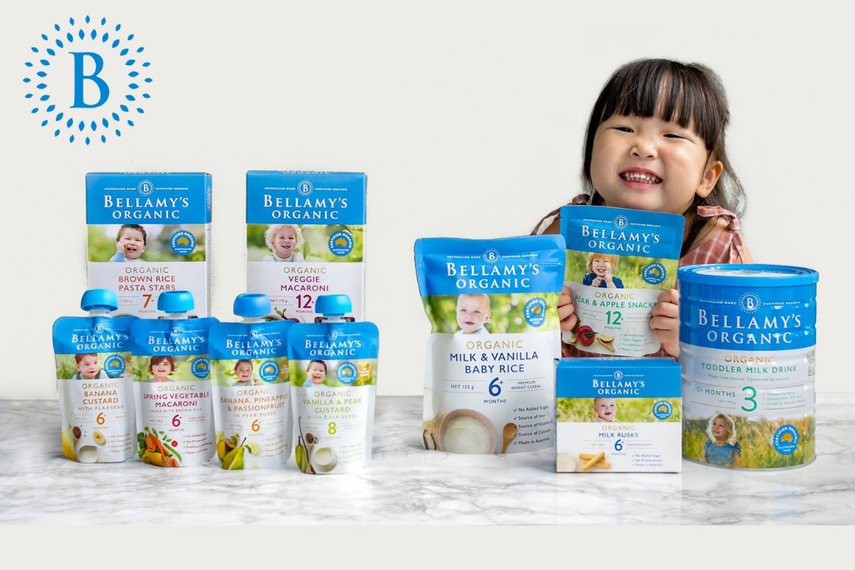 Bellamy’s Organic – Khởi đầu tinh khiết của cuộc sống
