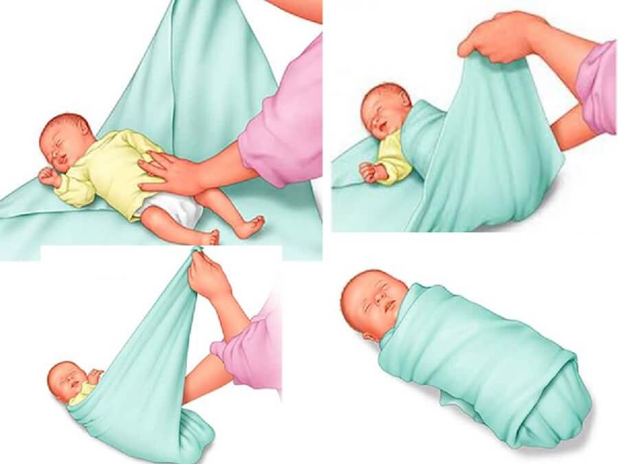 Cách quấn kín cho trẻ sơ sinh giữ ấm mùa lạnh