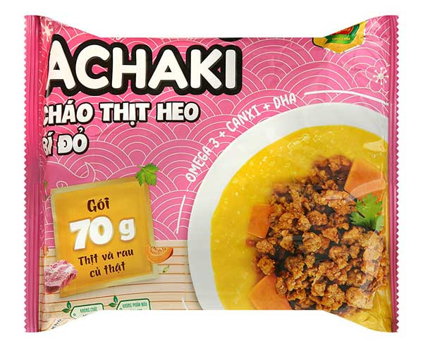Cháo gói Akachi là dòng cháo gói tiện lợi, thơm ngon