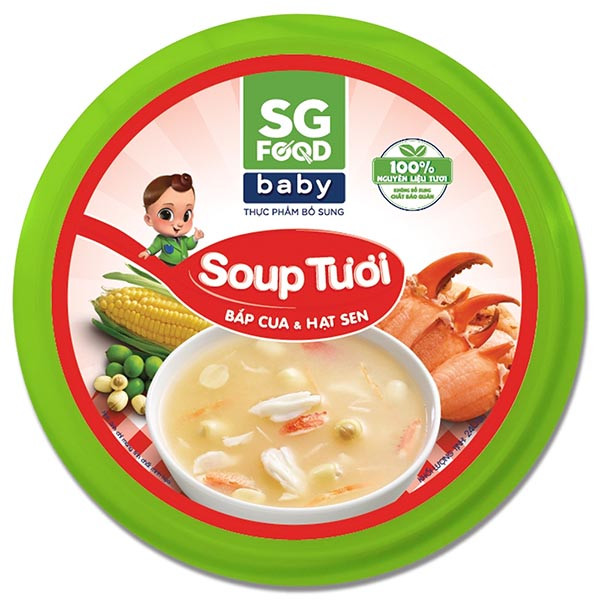 Cháo - Soup Sài Gòn Food sử dụng 100% nguyên liệu tươi, sạch