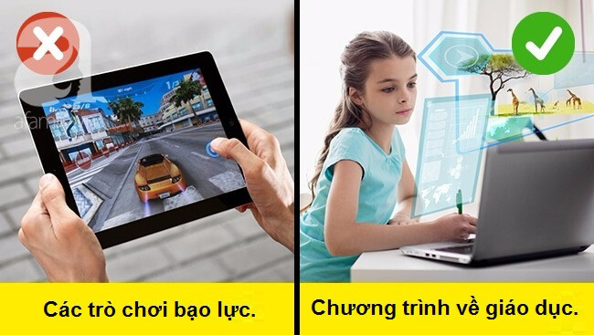 Hãy thử cách này để con chơi điện thoại, xem tivi, truy cập internet một cách thông minh
