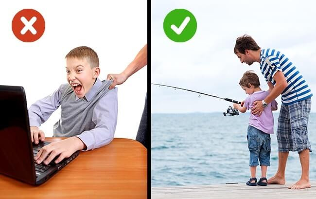 Hãy thử cách này để con chơi điện thoại, xem tivi, truy cập internet một cách thông minh