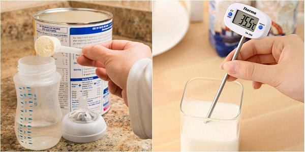 Lưu ý pha và bảo quản sữa công thức