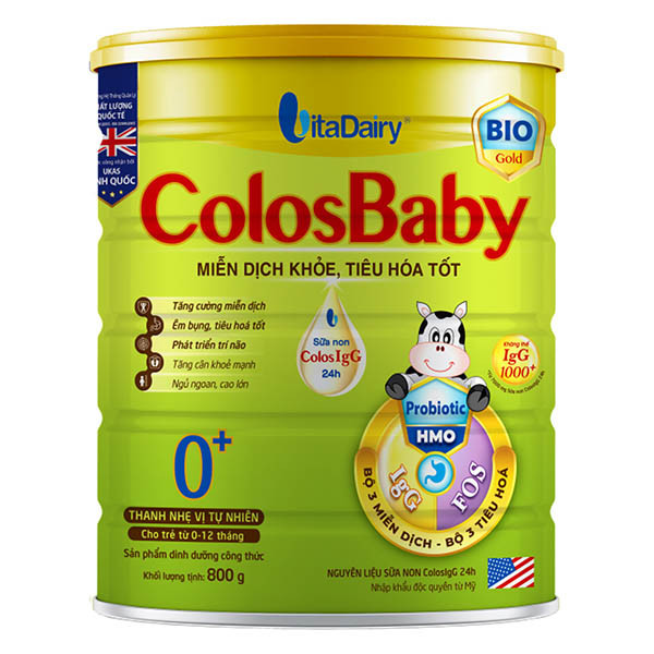 Sữa công thức ColosBaby Bio Gold 0+