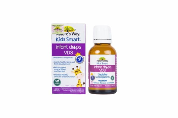 Vitamin D3 Drops Nature tăng cường hệ miễn dịch ở trẻ