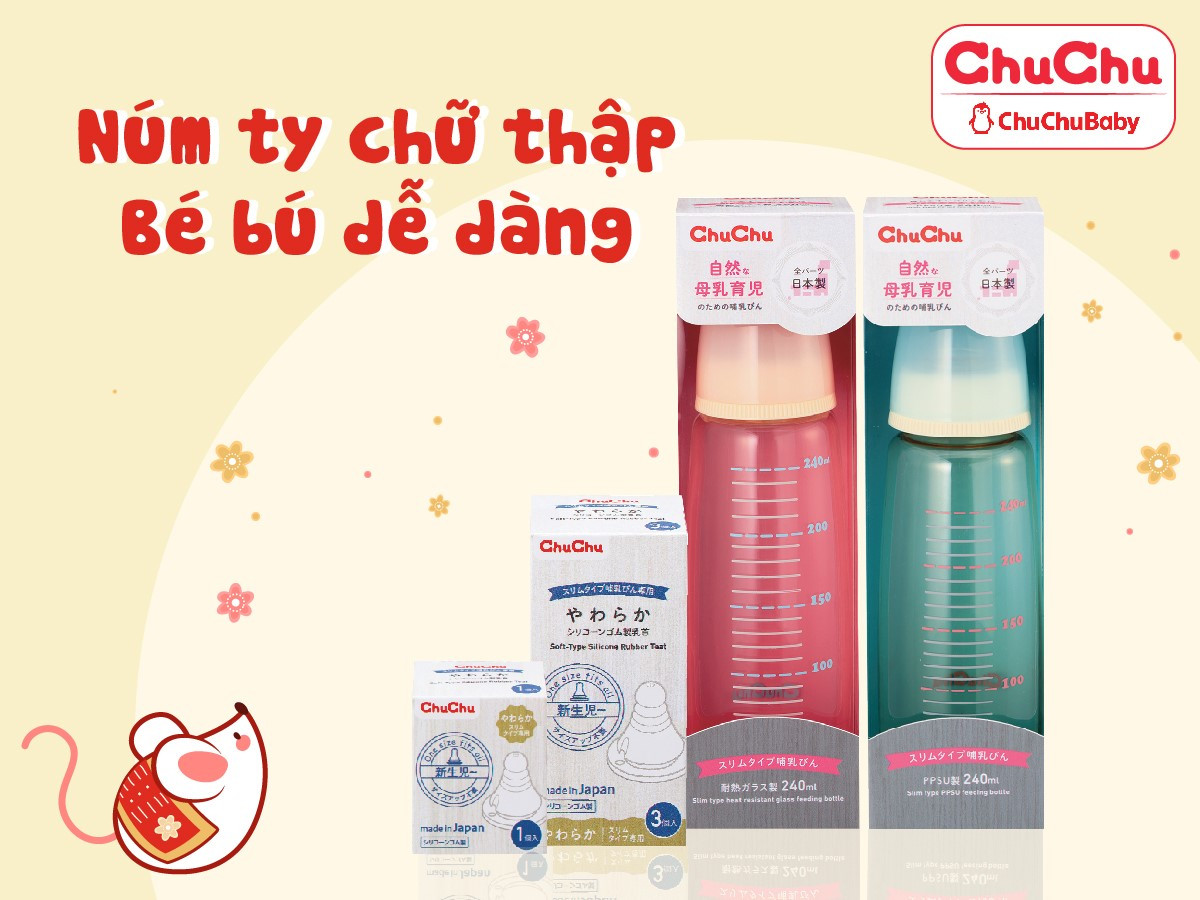 5 ưu điểm tuyệt vời của bình sữa ChuChuBaby mẹ thông thái nên biết