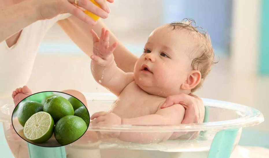 Mẹ nên từ bỏ thói quen tắm bằng chanh cho bé