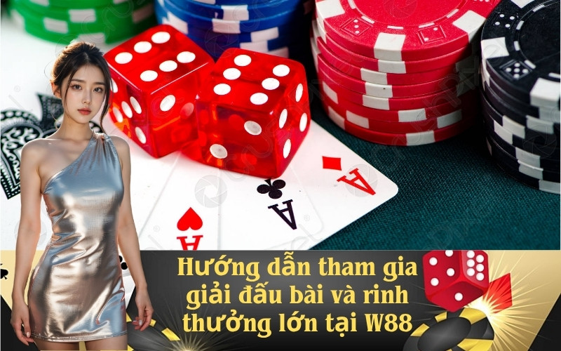 Hướng dẫn tham gia giải đấu bài và rinh thưởng lớn tại W88